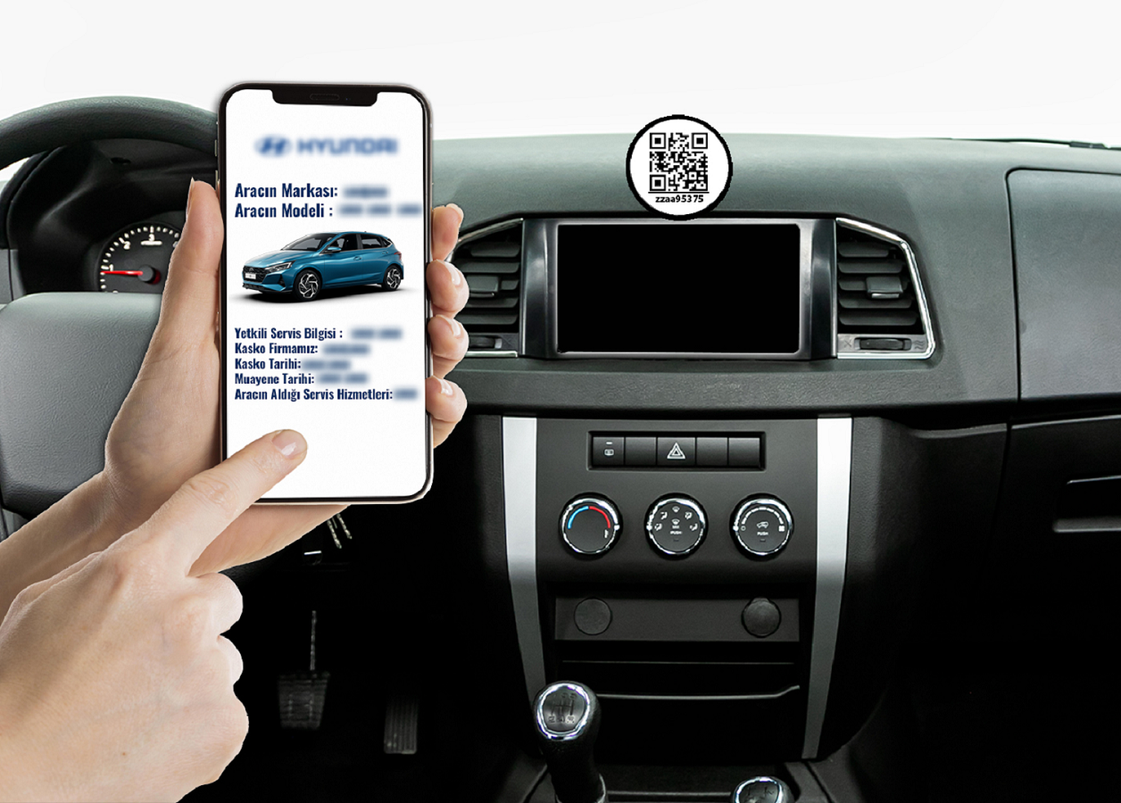 Your new Ready QR Car product and your vehicle